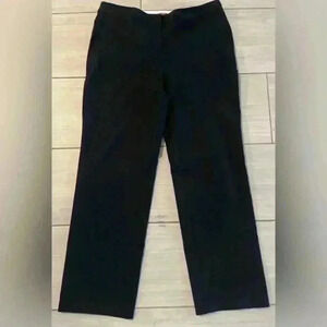 IZOD black trousers size 10, 27.5 inch inseam